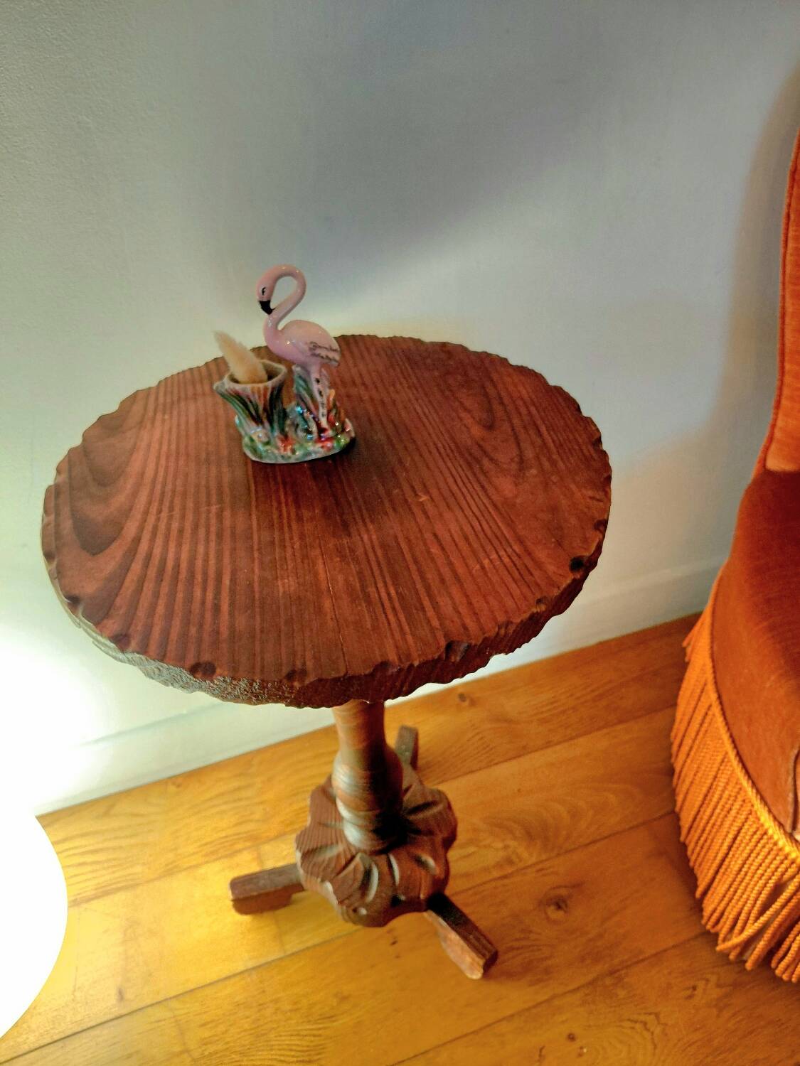 Table d'appoint brutaliste