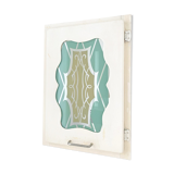 Art Deco mirror toilet cabinet