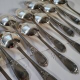 12 Large Silver Plated Table Spoons SOH