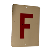 Old industrial plate f Red