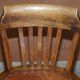 Fauteuil de directeur ancien circa 1900 époque Édouardien en cuir
