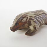 Small ceramic skunk sculpture by Tremar Pottery, United Kingdom