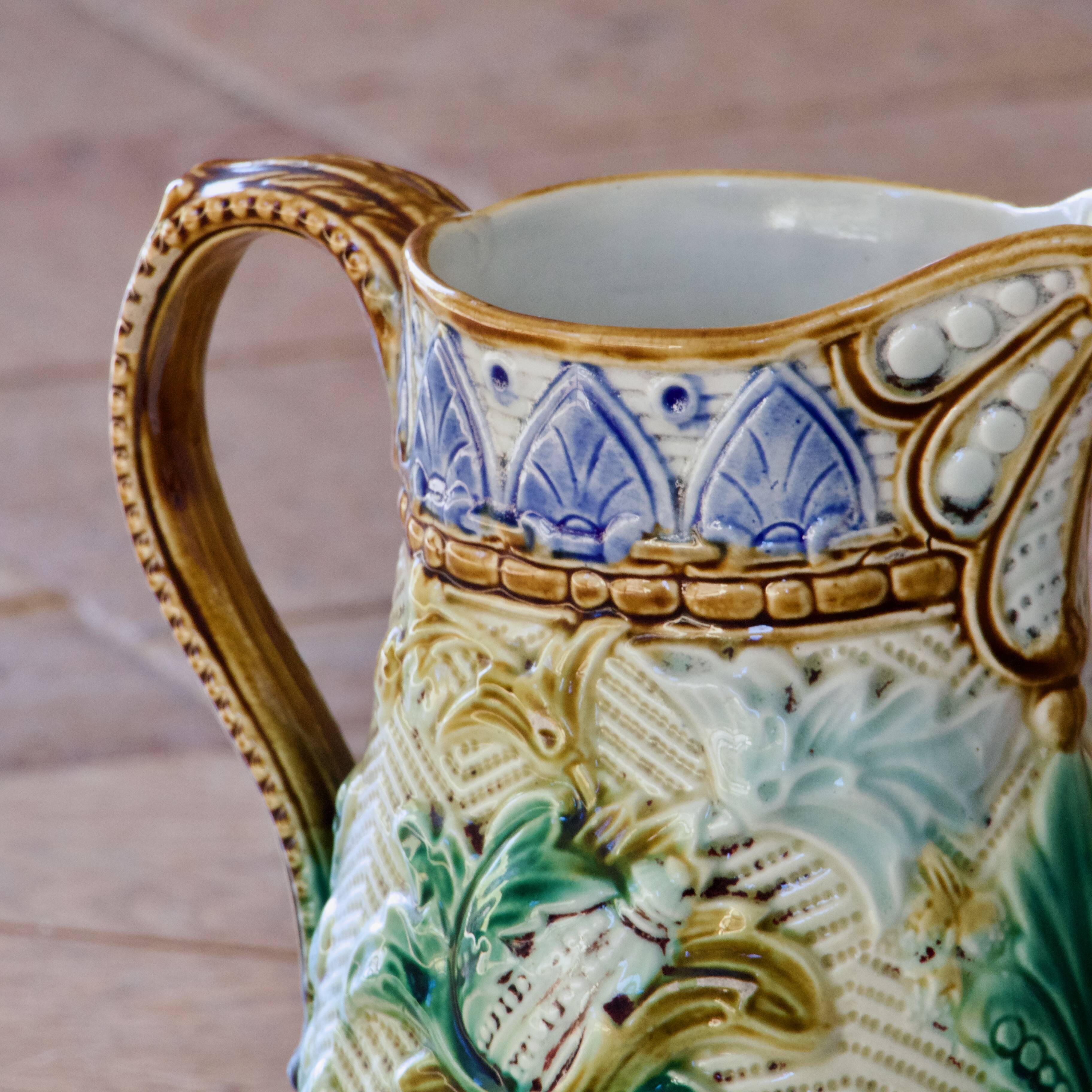 19th century Eastern European earthenware carafe/pitcher