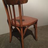Old wooden bistro chair