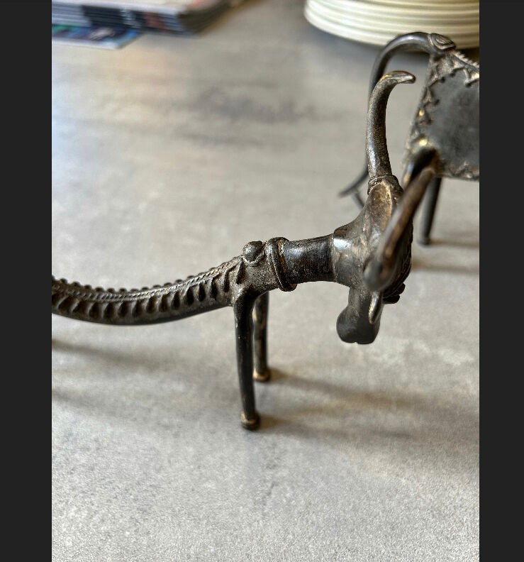 Ethnic figurines zoomorphic metal Orissa