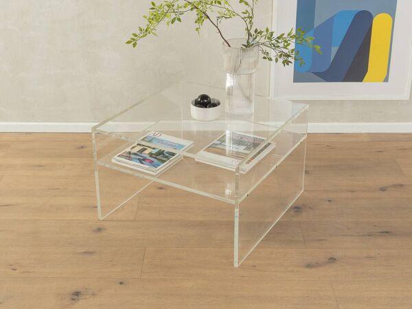 Table basse en acrylique des années 60