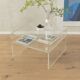 60s Acrylic Coffee Table