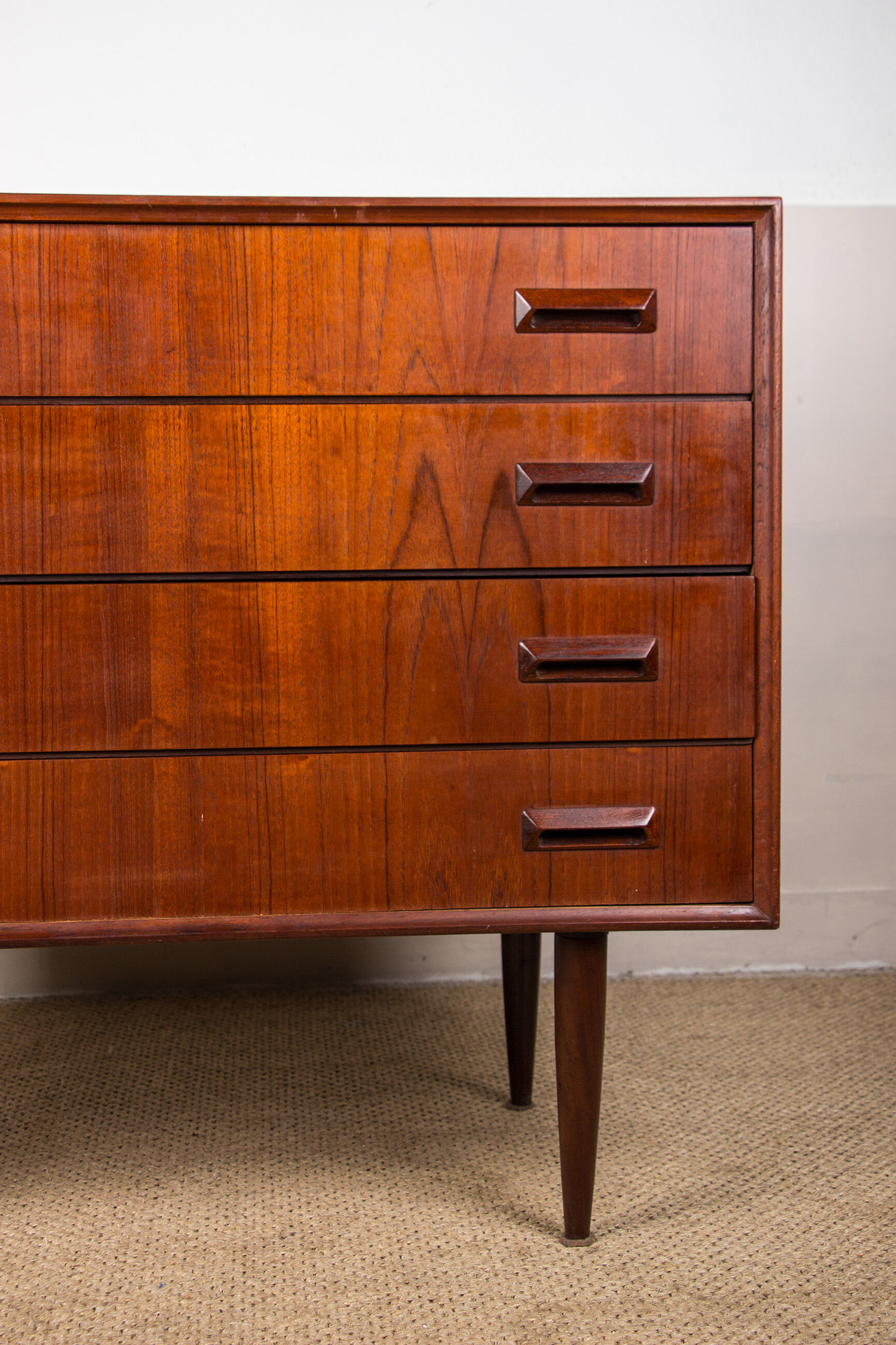 Danish teak chest of drawers by Borge Mogensen for Soborg Mobelfabrik 1960