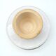 White ceramic bowl in modernist Scandinavian design, 60 planter.