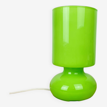 Lampe Lykta Ikéa verre vert vintage