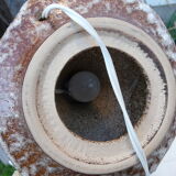 Table lamp ceramic with Lampshade 2 1970s lighting sources