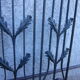 Pair of old wrought iron grid