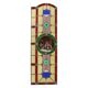 Large Colorful Stained-Glass Medallion