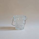 Glass ice bucket