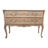 Commode dite " sauteuse " en bois massif