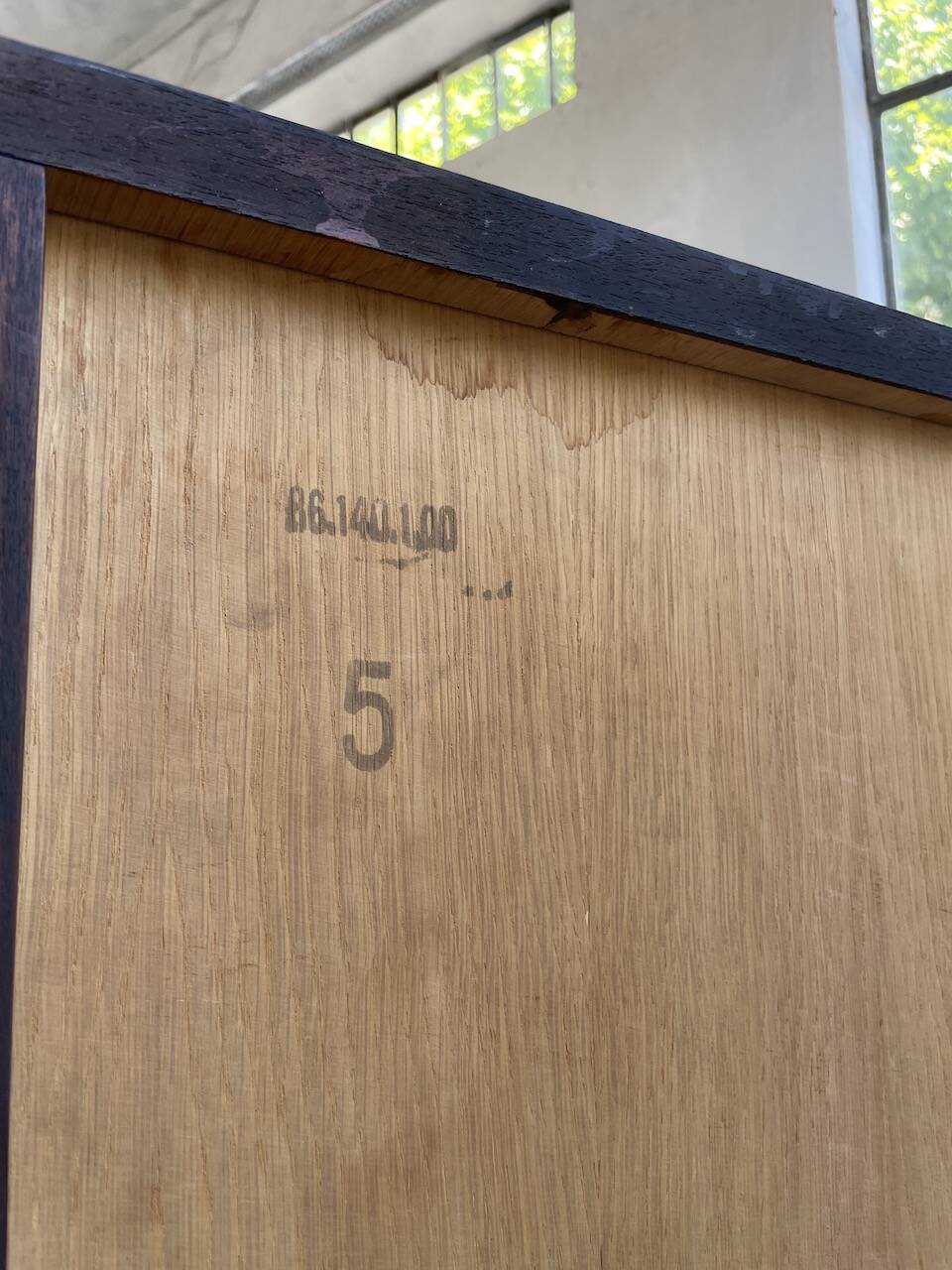 1950s modernist oak sideboard