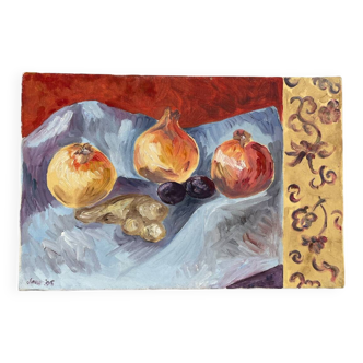 Still life oil painting