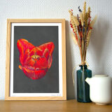 Nature morte - Coeur de tulipe
