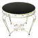 Side table in iron and glass in French Regency style, 1950s.