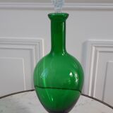 Carafe italienne empolie vert flash années 60