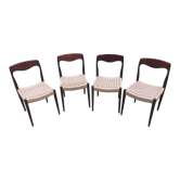 4 Danish chairs 60