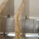 Pair of lupi marble sconces made in Italy 1960