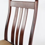 Set of four dining room chairs of mahogany of Danish design by Farstrup, 1960s