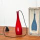 Mid-century glass pendant lamp model Bang by Jacob E. Bang for Fog & Mørup and Holmegaard, 1960s.
