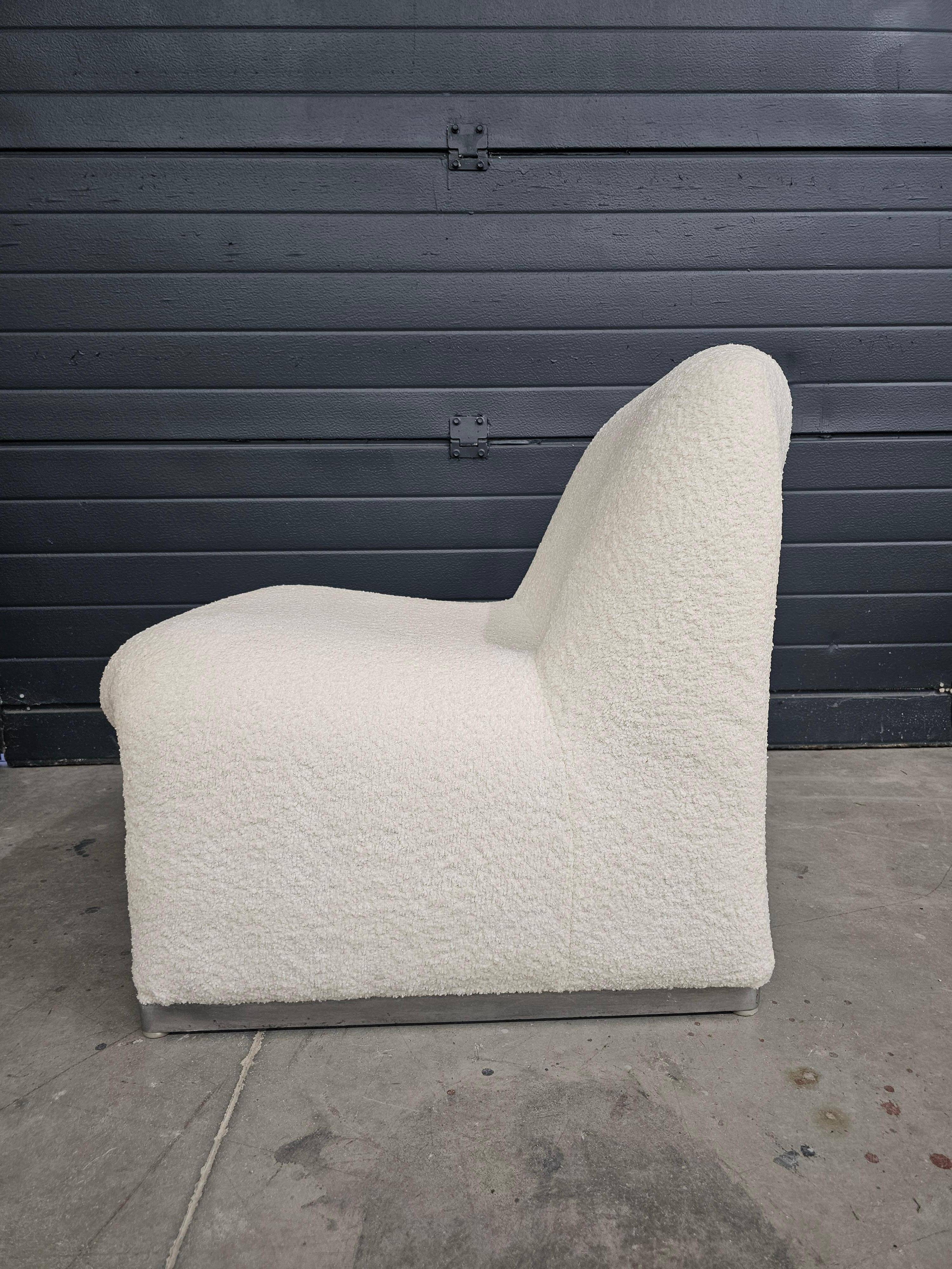 Fauteuil Alky en bouclé par Giancarlo Piretti pour Artifort