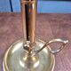 Old brass cellar rat, sliding candlestick 20 cm
