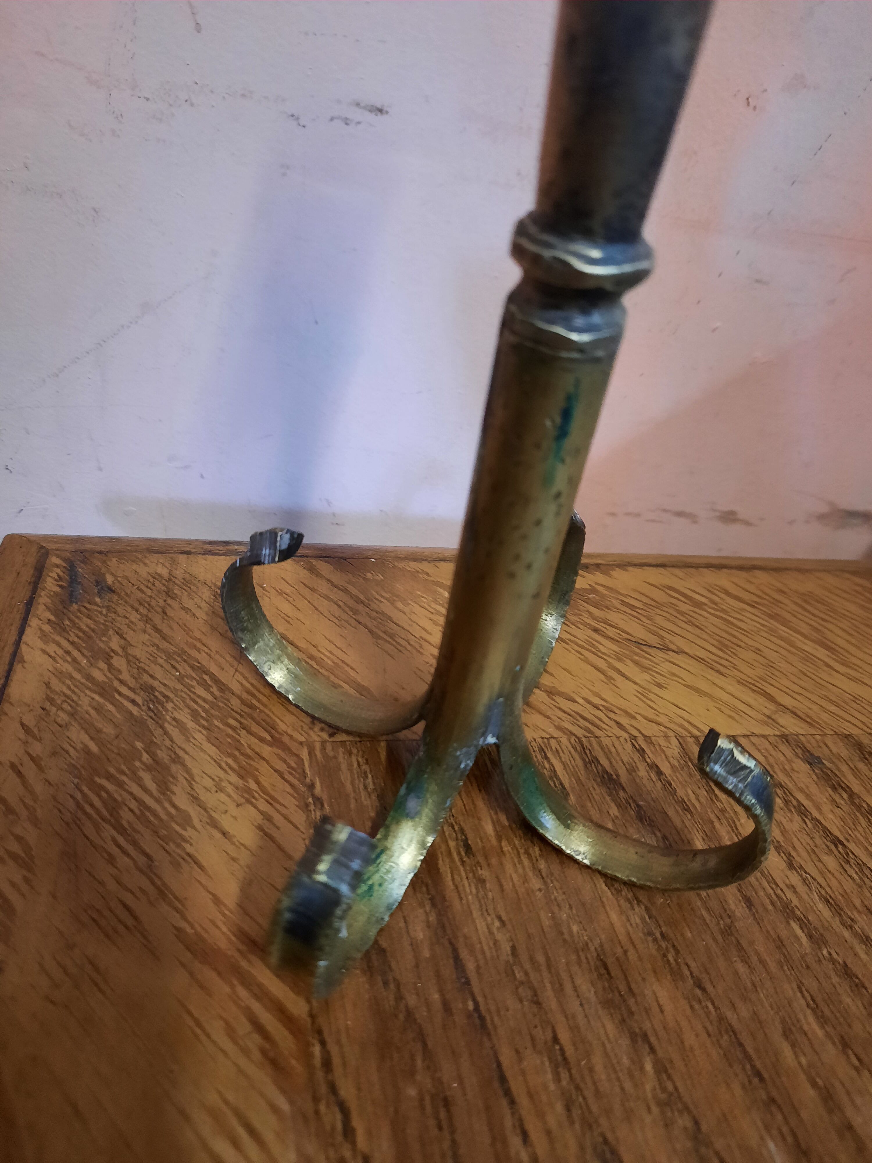 Brass candle holder