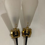 Pair of 50s wall lights