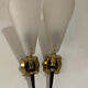 Pair of 50s wall lights