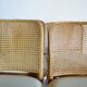 Serie 6 chaises bistrot cannées