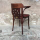 Bistro armchairs, bentwood, Scheepers, made in Belgium