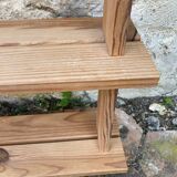 Vintage pine wall shelf
