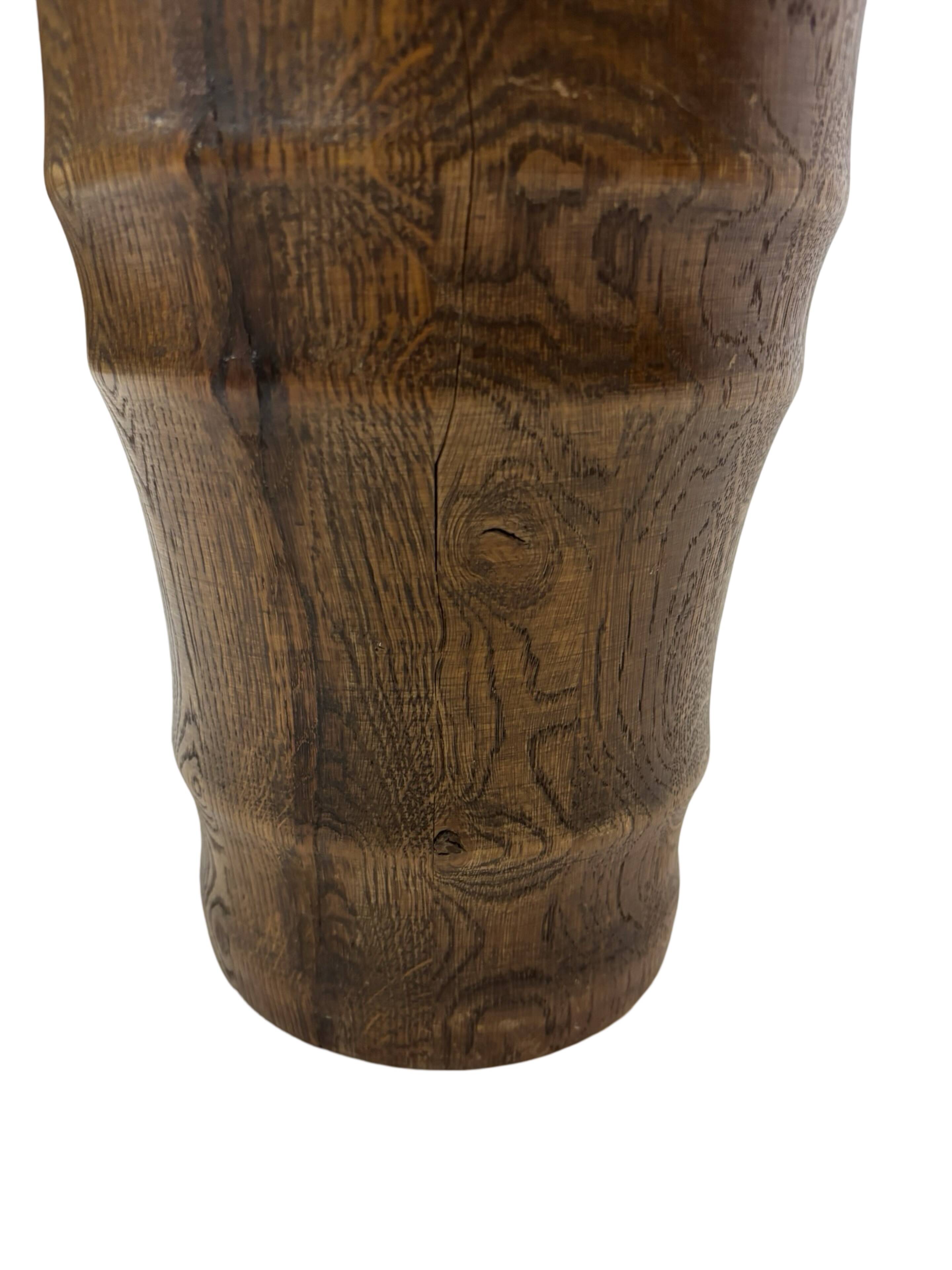 Vintage umbrella holder wooden basket storage 1960 minimalist design