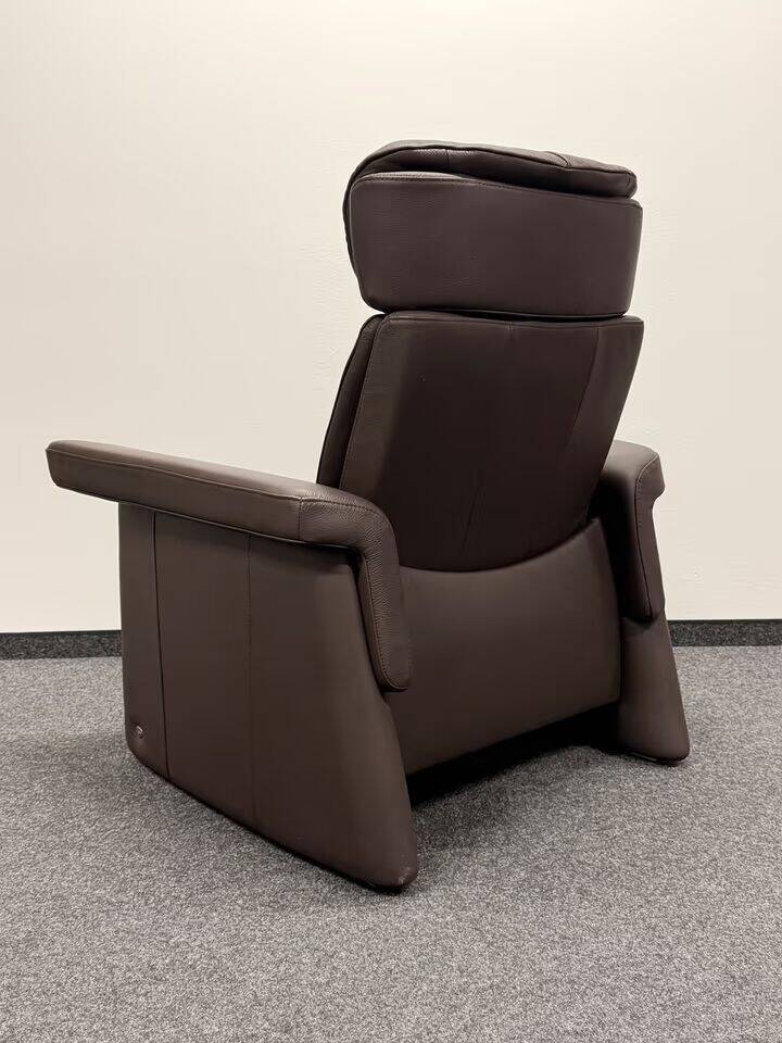 Magic-Ekornes Stressless Chair with Ottoman -Brown Leather