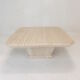 Italian Travertine Bar table or Coffee Table, 1980s