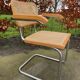 Lot of 4 chairs model Cesca by Marcel Breuer with armrests