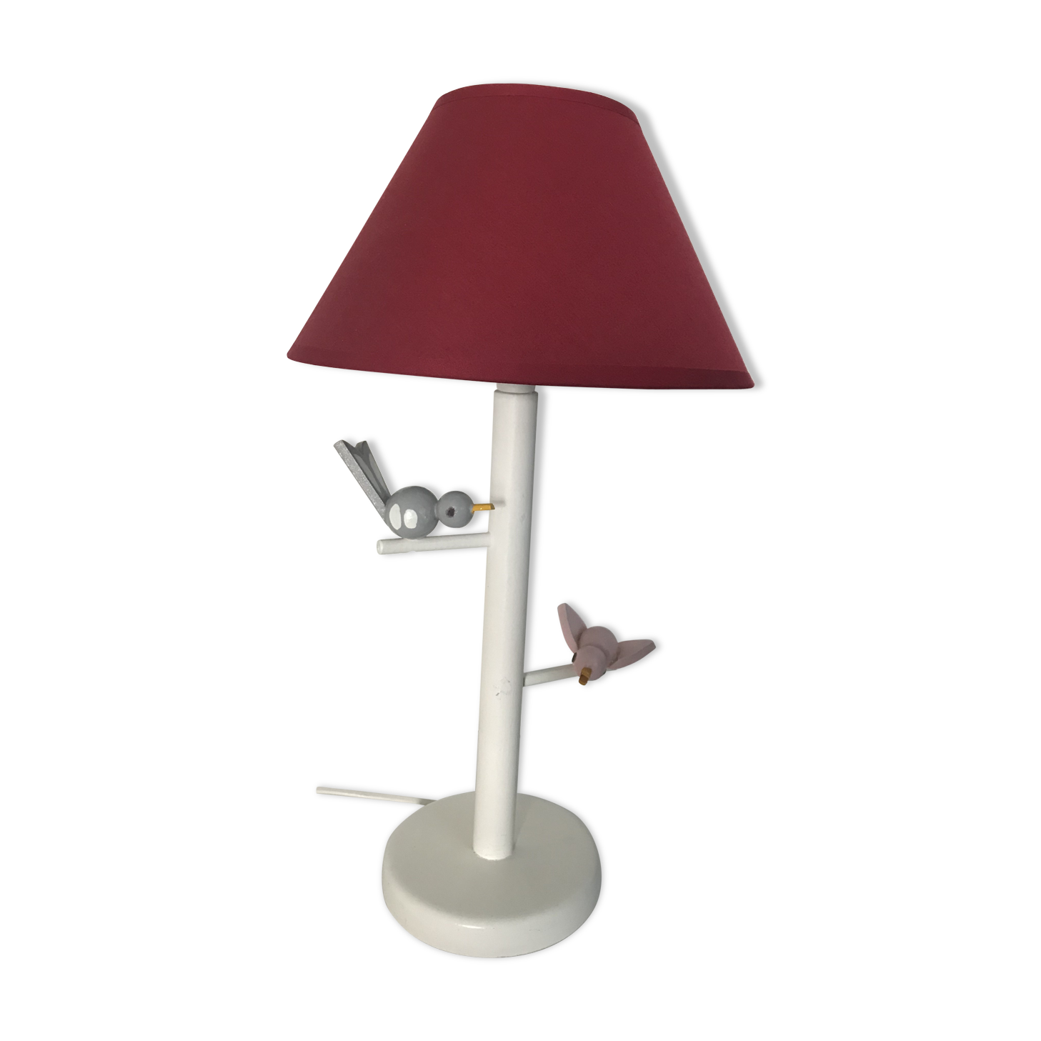 Wooden children's lamp Maison Bonnichon Paris 1960