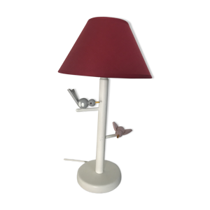 Lampe enfant bois Maison - paris 1960