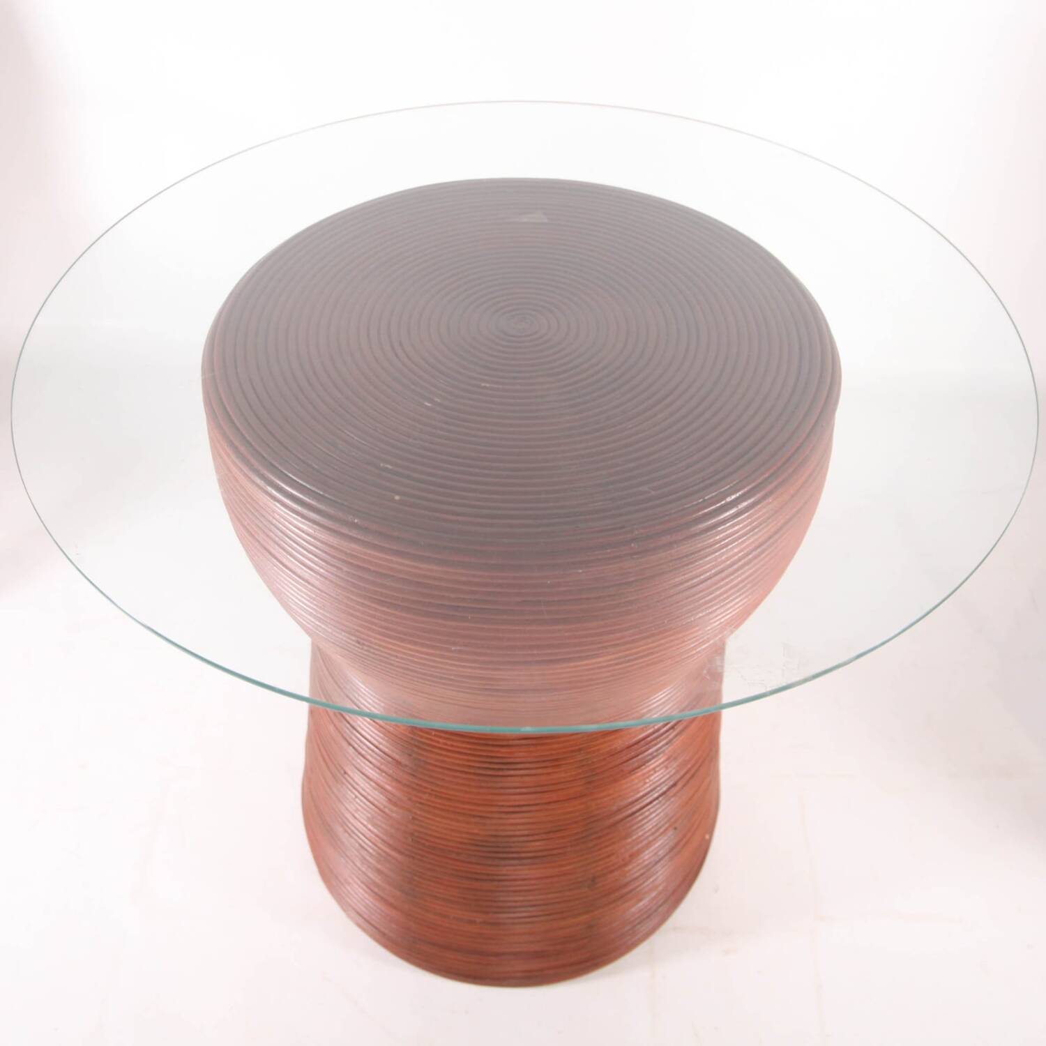 Rattan table and chair set