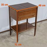 Small Mahogany Living Room Table, Directoire taste – Early 20th century