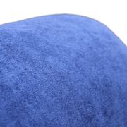 Vintage 70s fireside chair reupholstered in blue