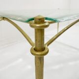 Table basse brutaliste du milieu du siècle