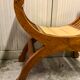 Exotic wooden seat