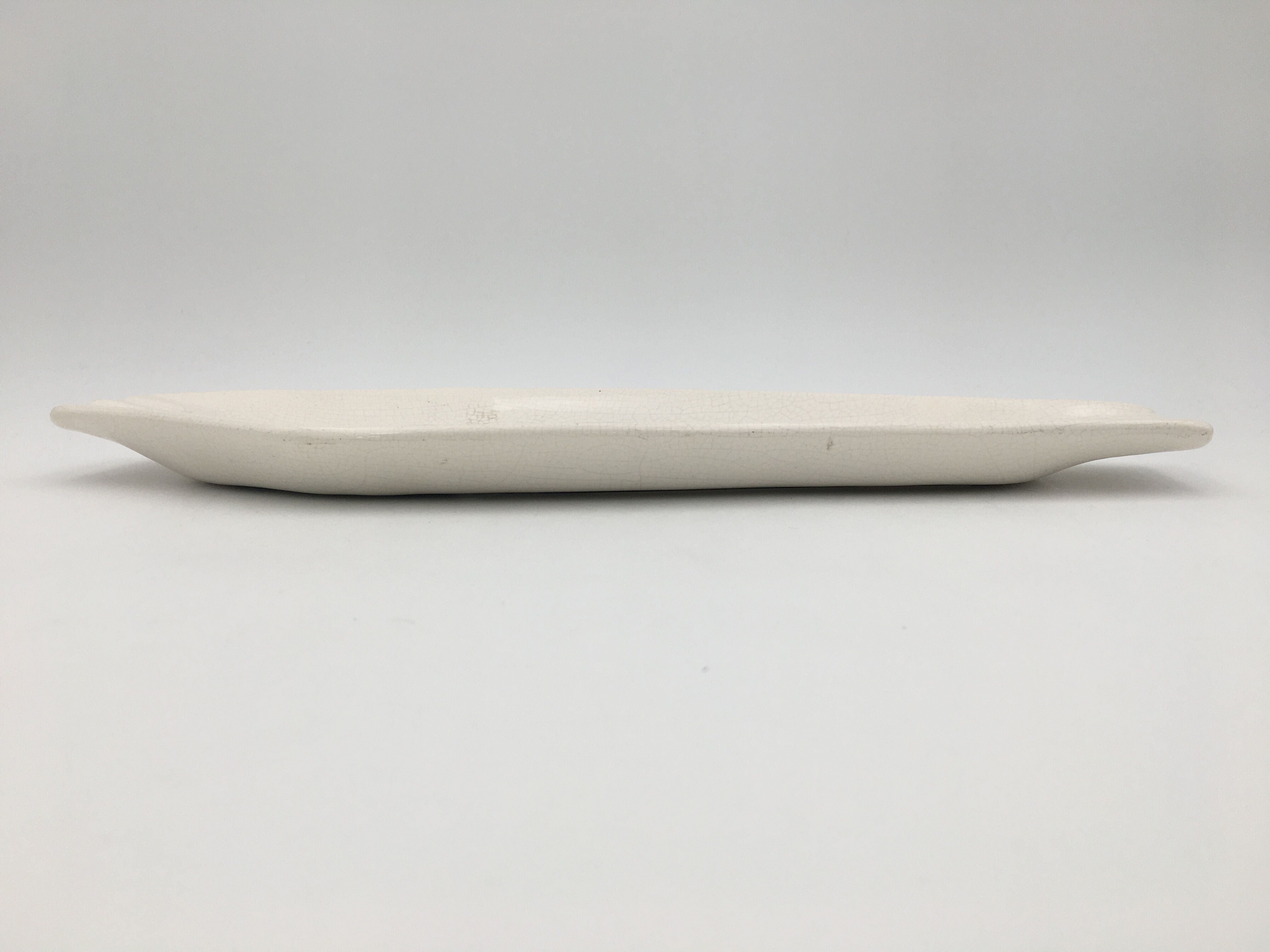 Glazed ceramic bowl, cracked glass decoration, signed Jacquin of California (USA) - 1950s