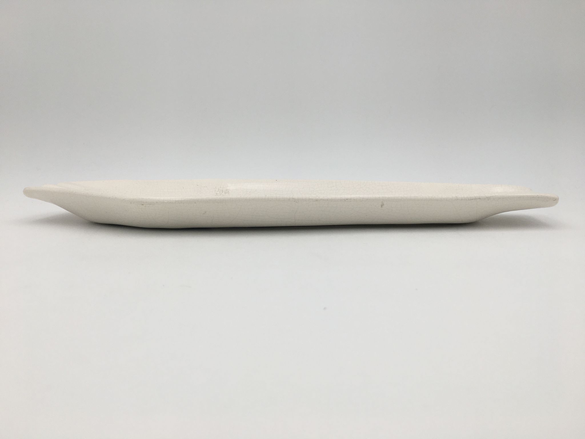 Glazed ceramic bowl, cracked glass decoration, signed Jacquin of California (USA) - 1950s