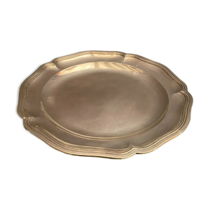 Plat en argent massif